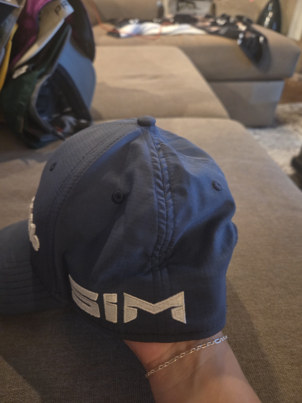 TaylorMade Navy Performance Golf Hat - Picture 3 of 5